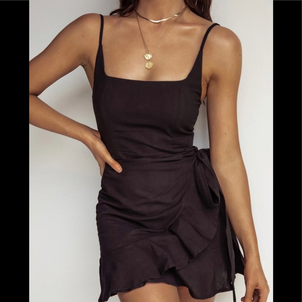 NWT Love Lane Mini Dress Blk sz XS